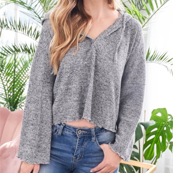 Grey hooded top - Picture 10 of 10